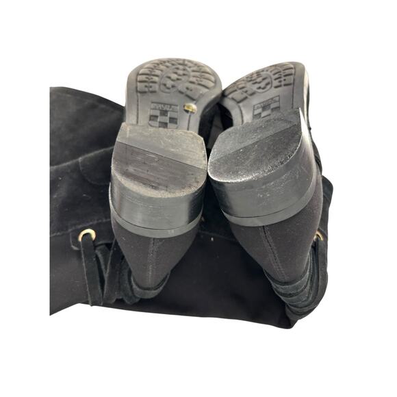 Vince Camuto Pauletta Knee High Suede Boots Size 8M Riding Equestrian Black - Picture 12 of 12